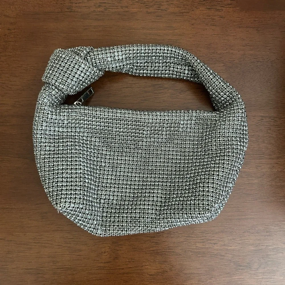 NWOT Anthropologie Rhinestone Mini Bag - Picture 5 of 6
